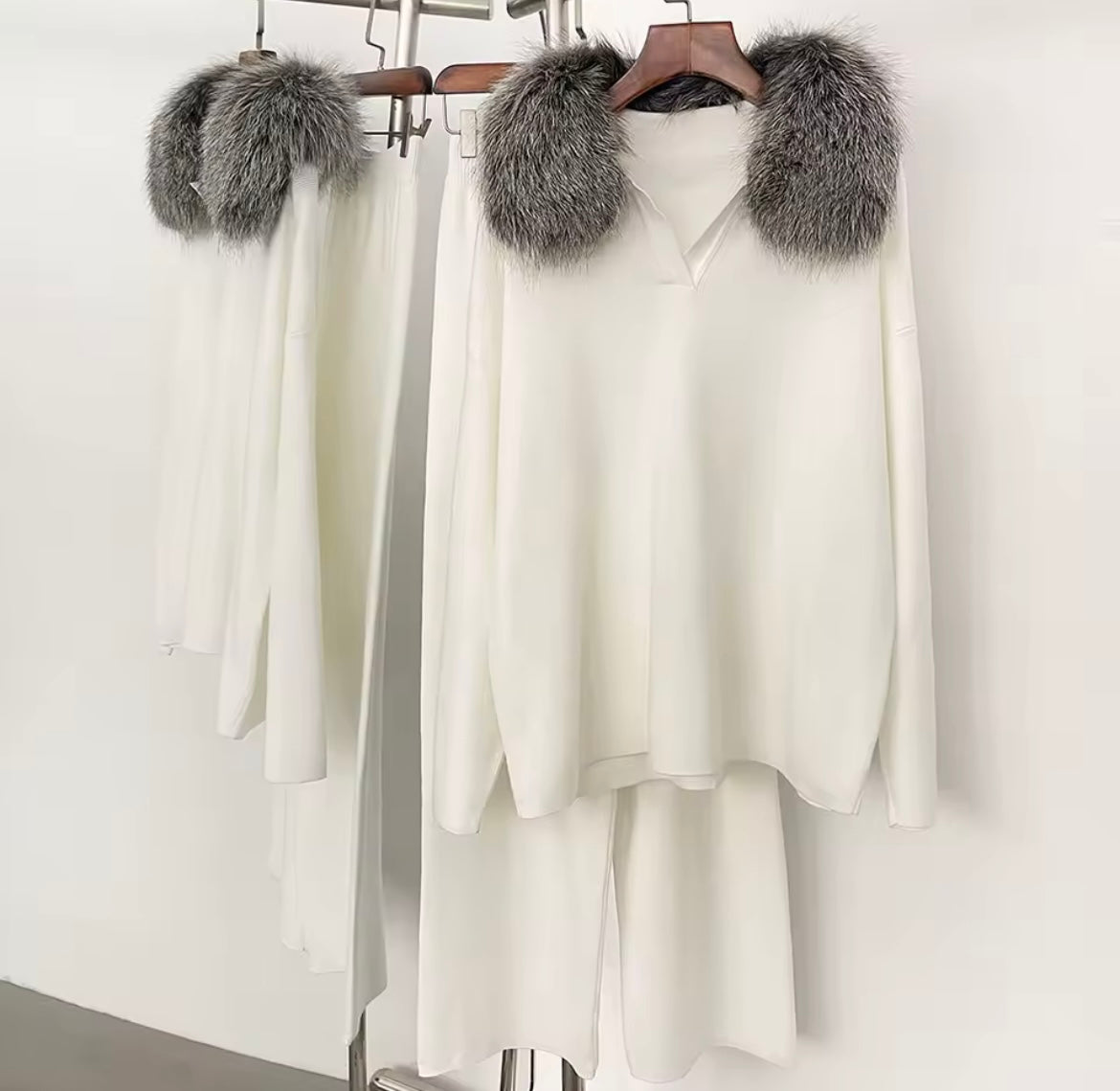 SET PULLOVER PELLICCIA