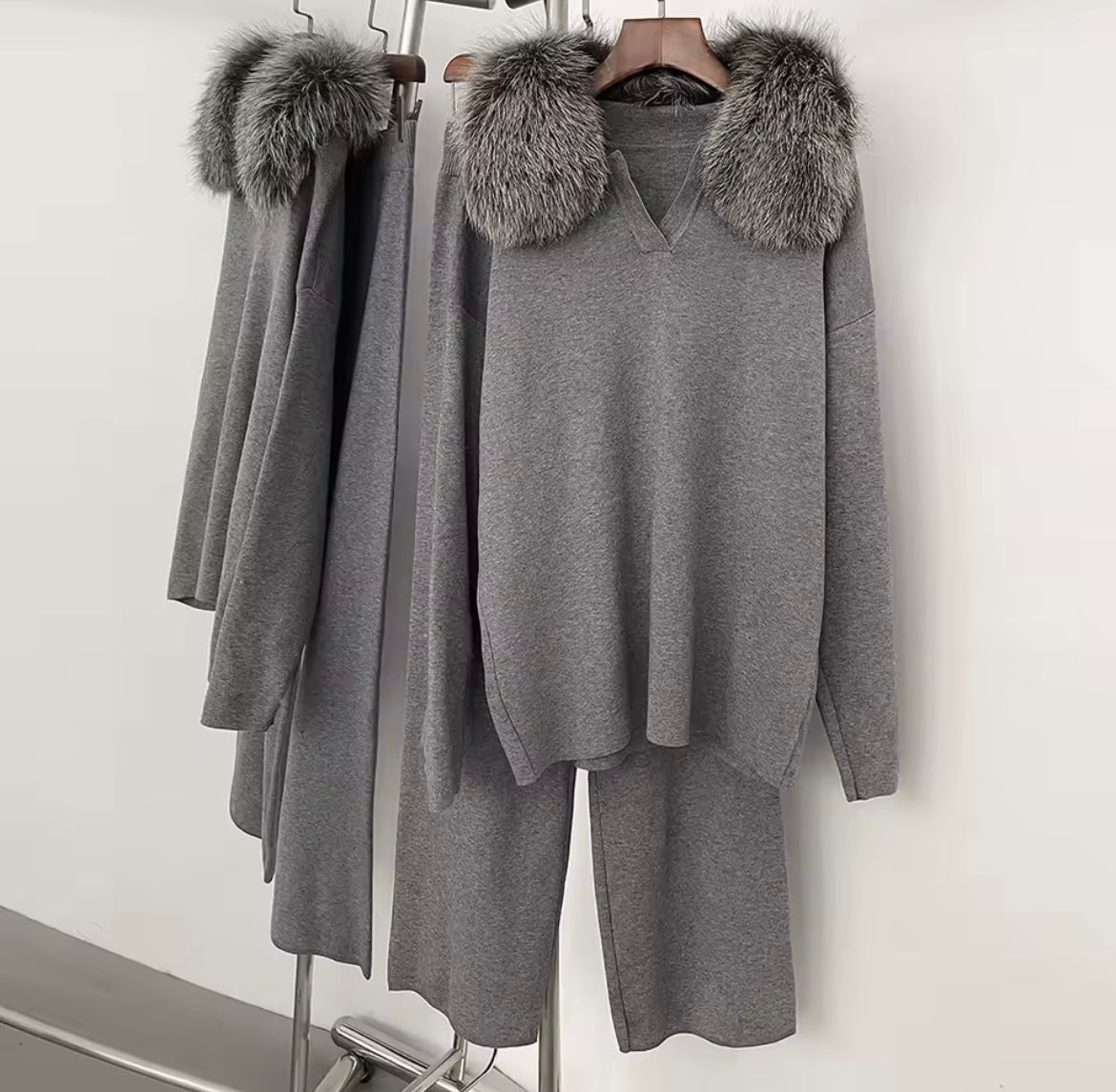 SET PULLOVER PELLICCIA