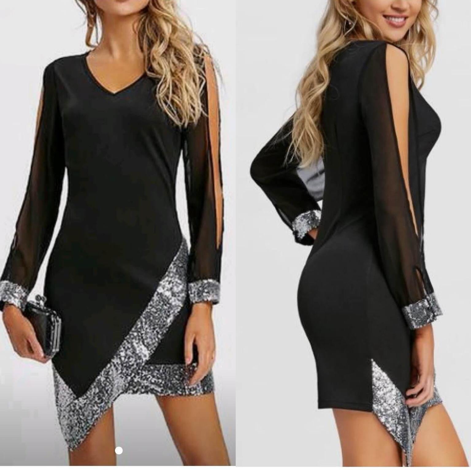 ABITO BORDO PAILLETTES