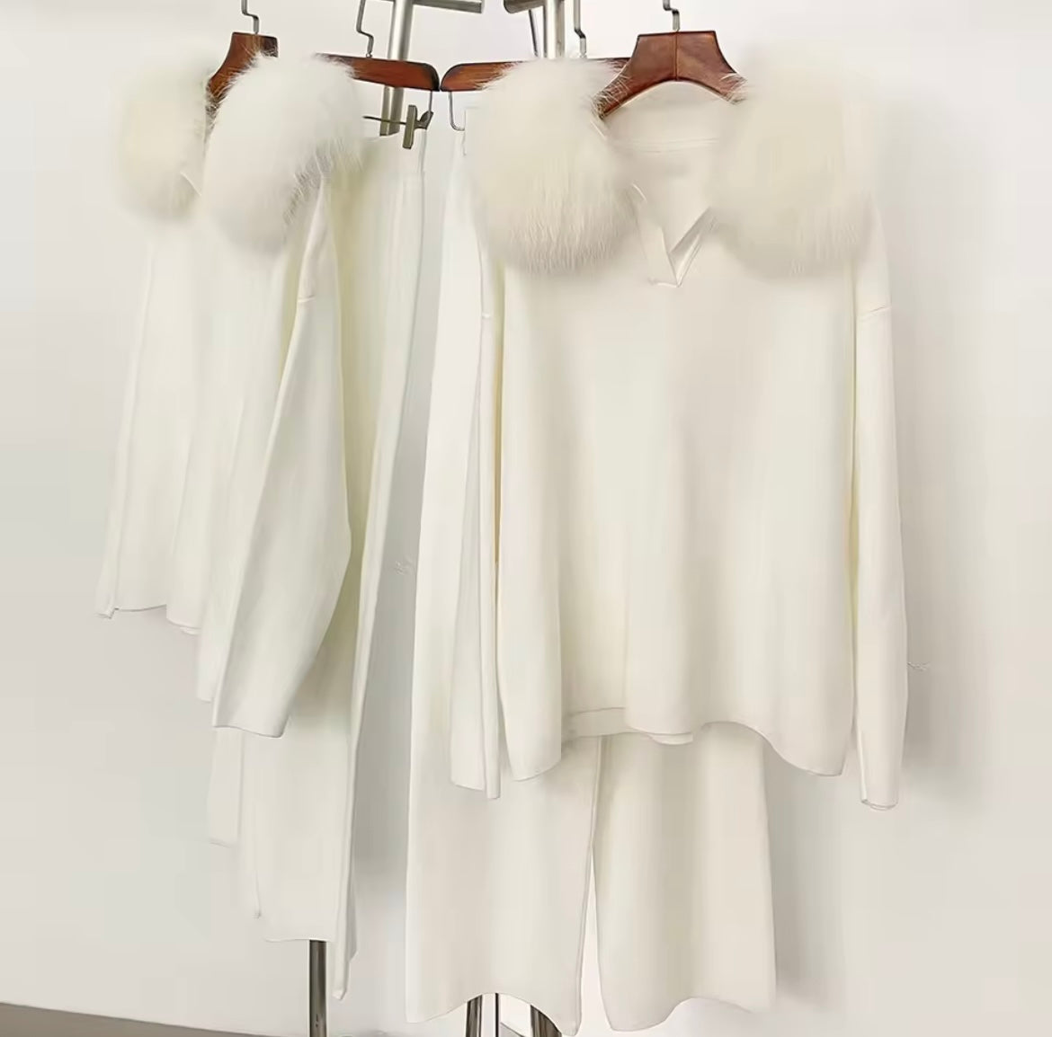 SET PULLOVER PELLICCIA