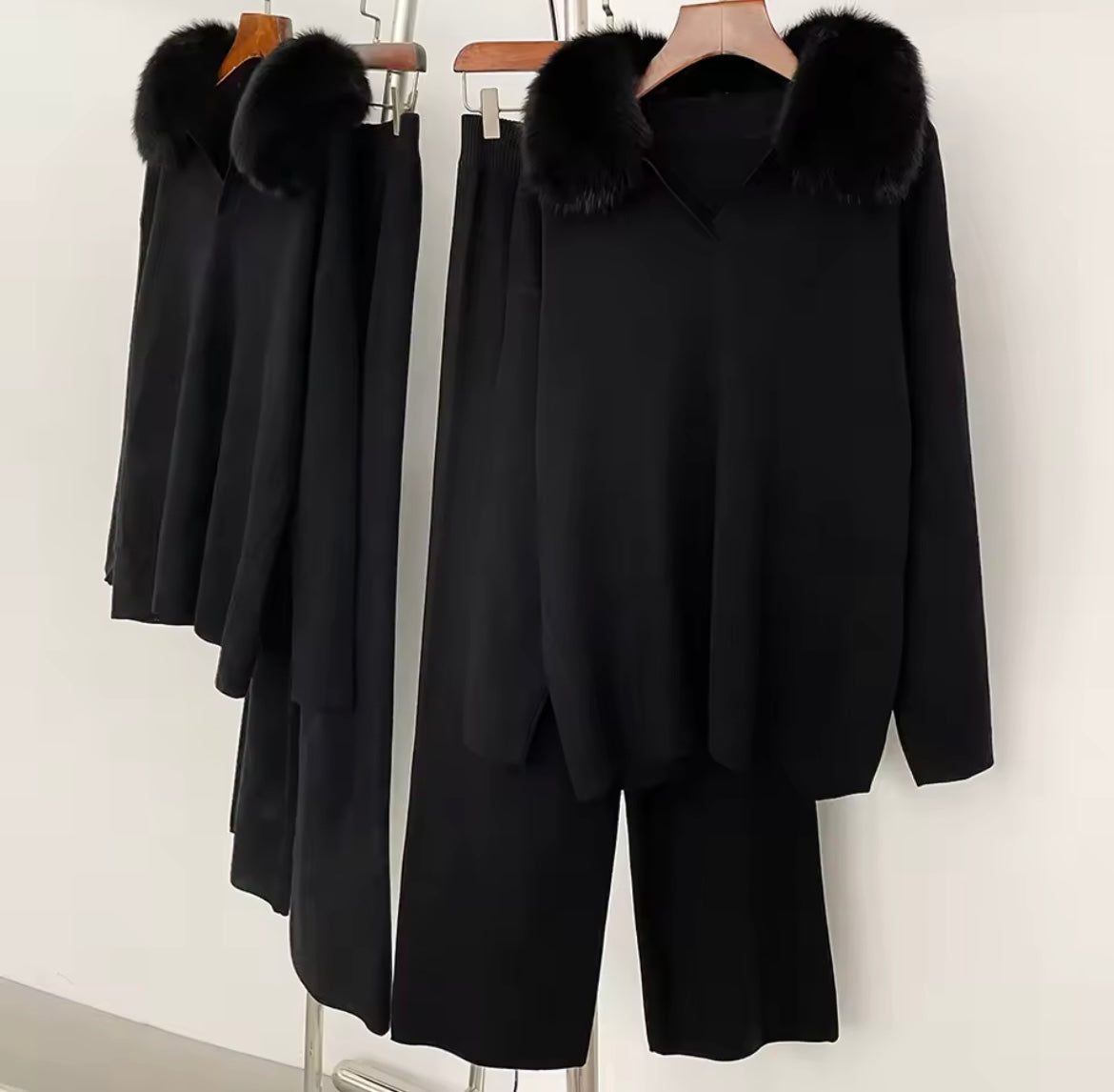 SET PULLOVER PELLICCIA