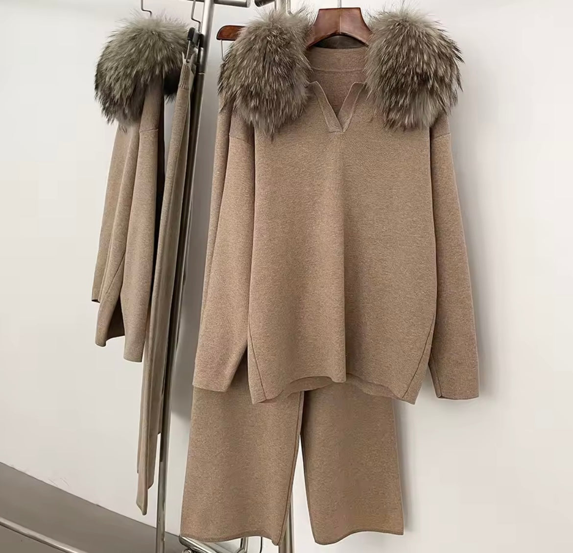 SET PULLOVER PELLICCIA